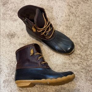 Sperry Women's Duck Boots - Brown and Black